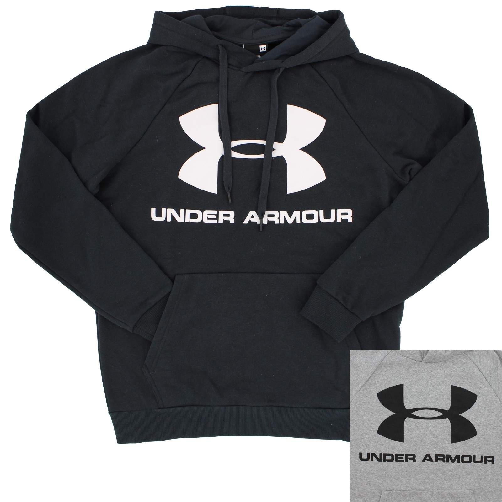Under Armour Rival Hoodie Men’s Logo Fleece Pullover UA Sweatshirt 1345628