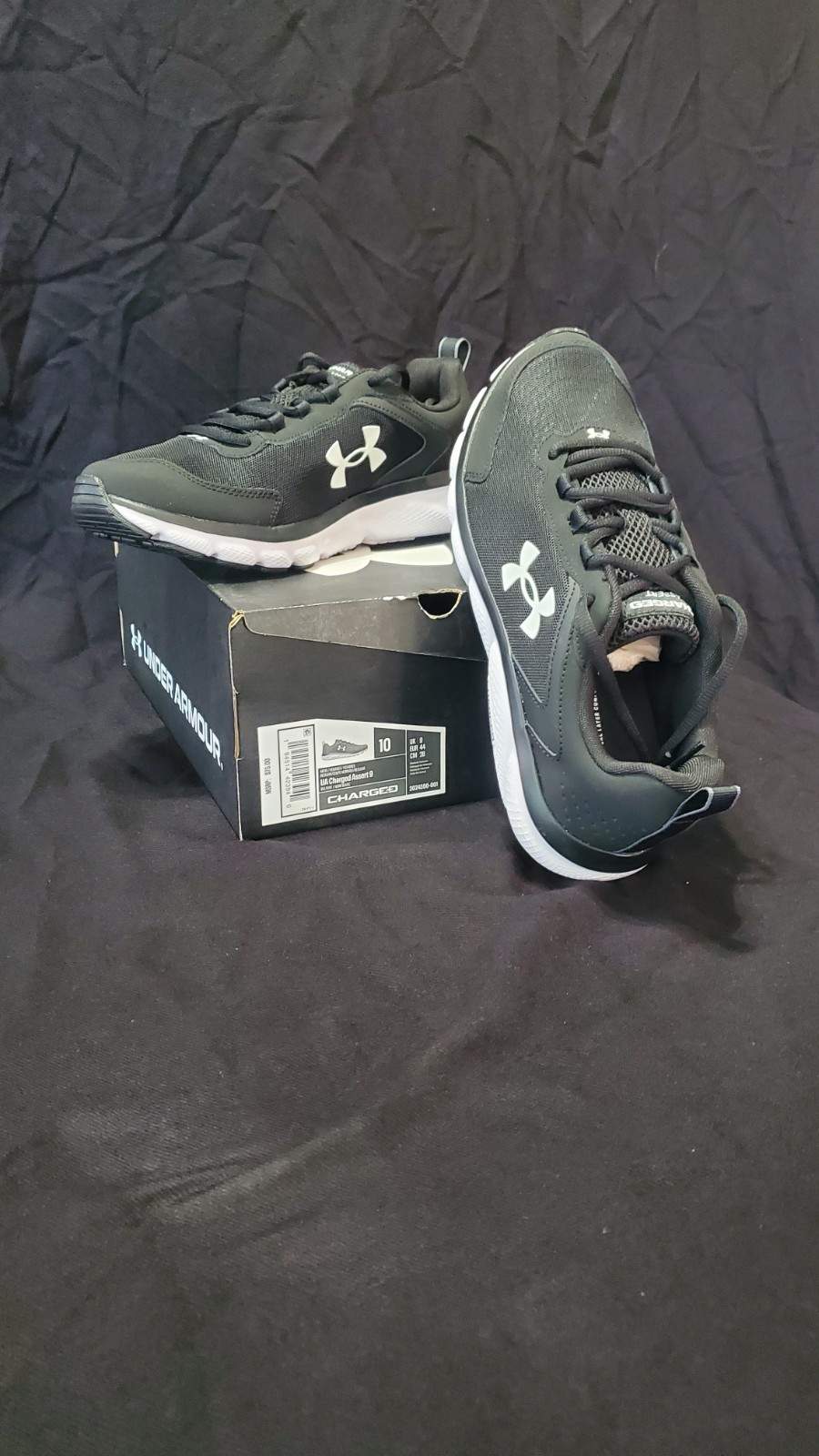 UA Charged Assert 9 Men’s Running Shoes Size 10