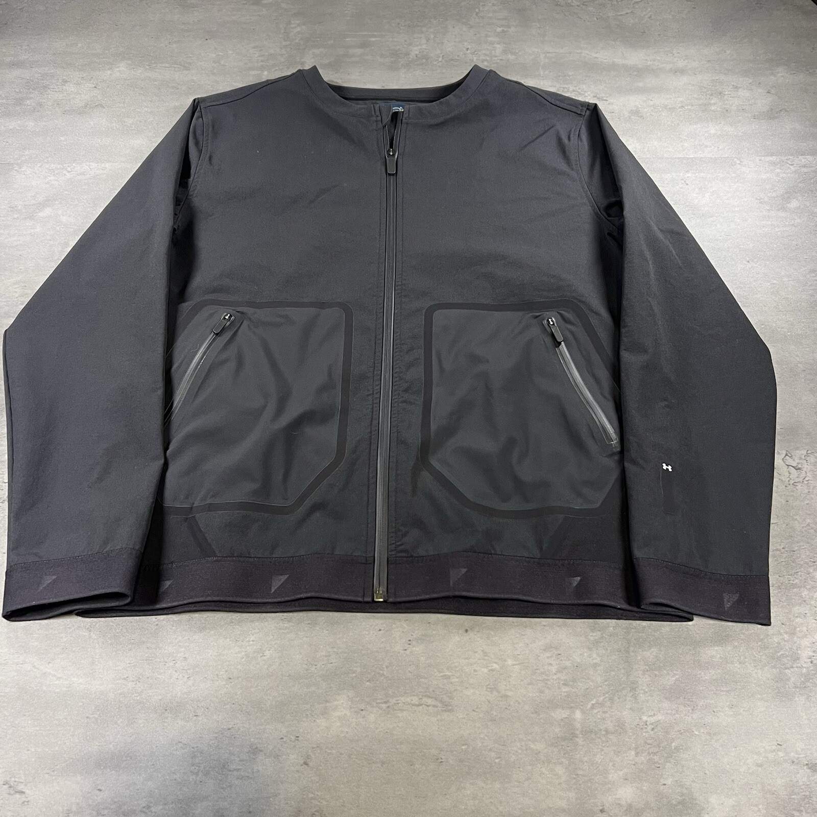 Under Armour Jacket Men M Unstoppable Vent Full Zip Training Drive Pro Storm