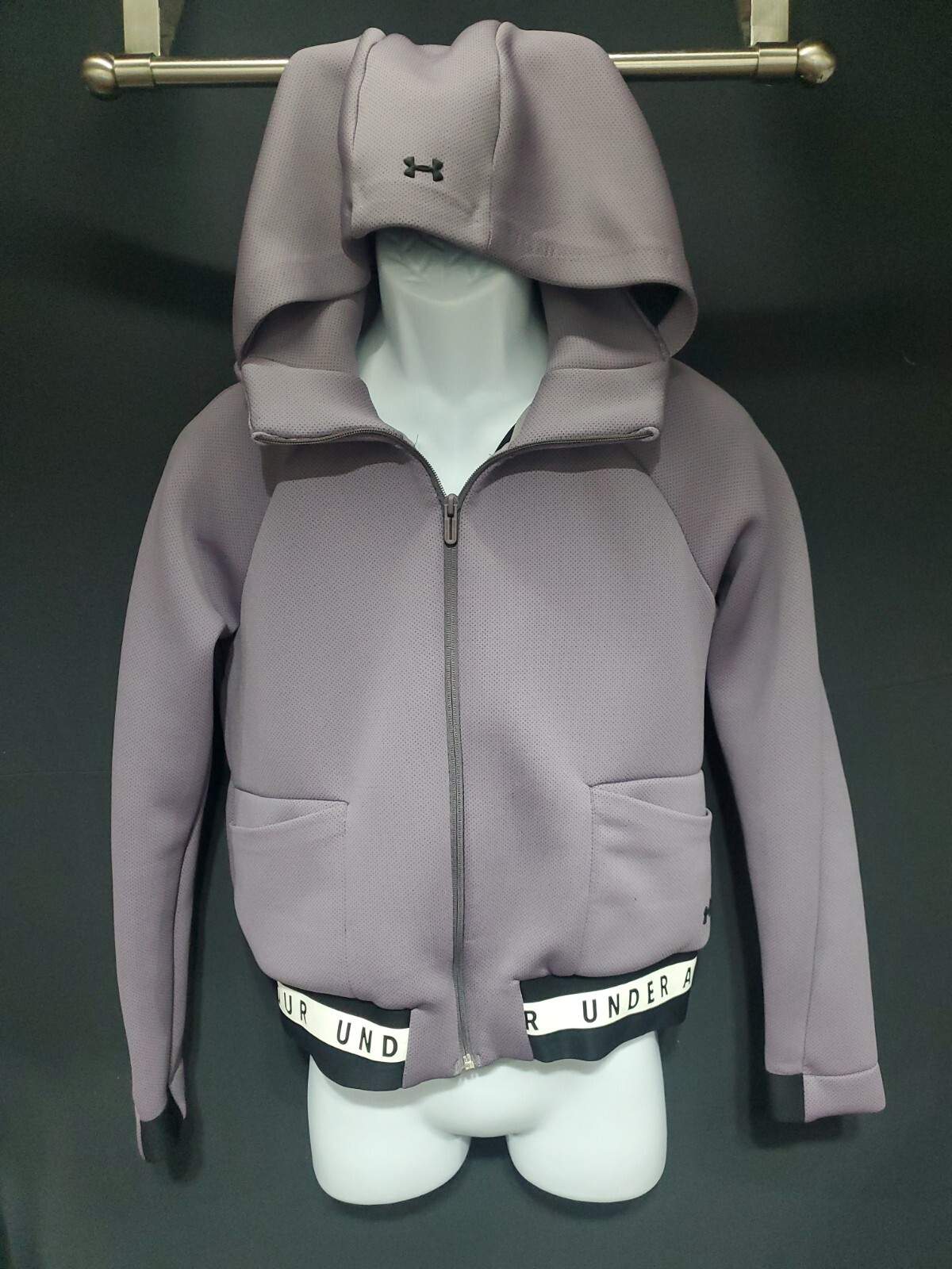 UNDER ARMOUR Unstoppable Move Full Zip Hoodie Polyester Jacket 1317820 Womans…