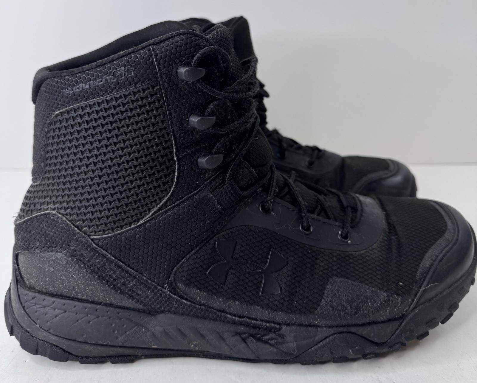 Under Armour Boots Mens Size 9 Black Valsetz RTS 1.5 6″ Lace Up 3021034-001