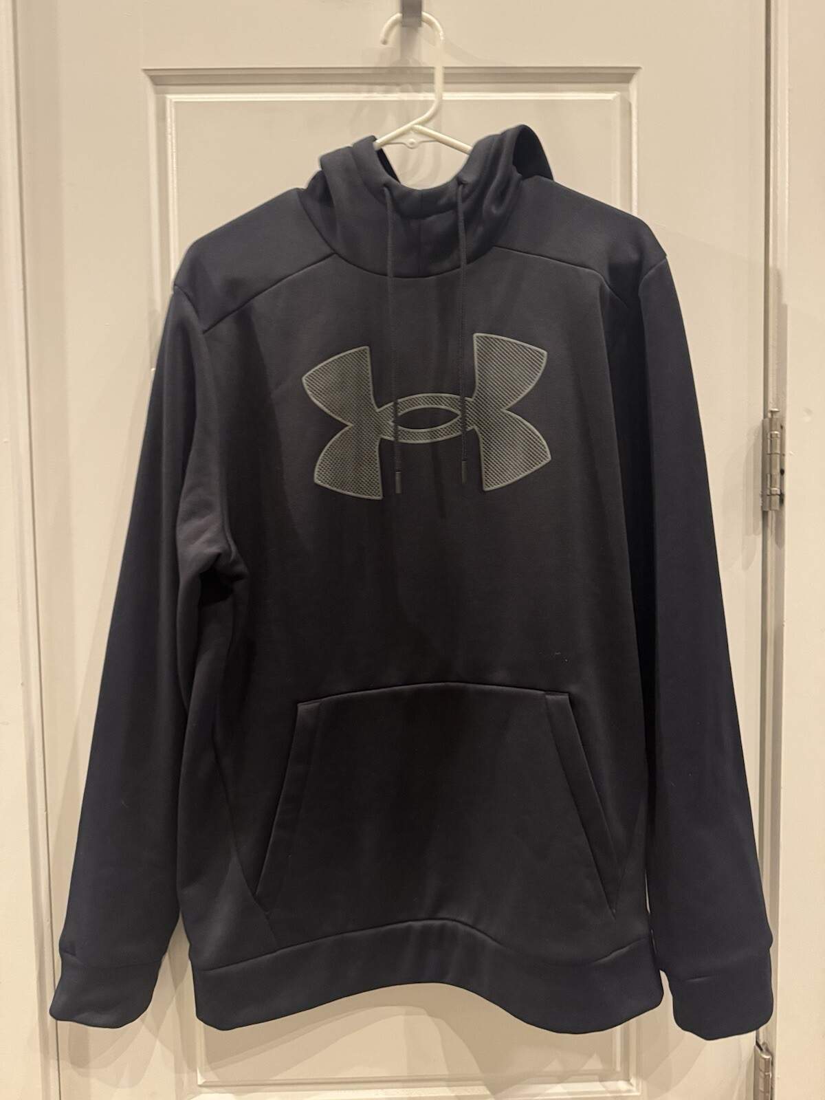 Under Armour UA Men’s Armour Fleece Big Logo Hoodie 1373352 Large Black