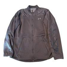 Under Armour Unstoppable Fleece Full Zip Jacket Mens Large 2019 Black EUC