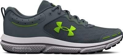 Under Armour Men’s UA Charged Assert 10 Running Shoes Gravel/Gravel/Lime Surge –