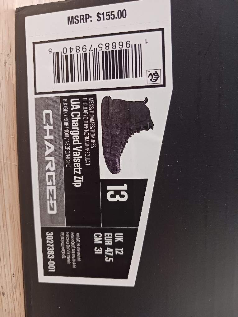 Under Armour Men’s Charged Valsetz Zip Military Boots