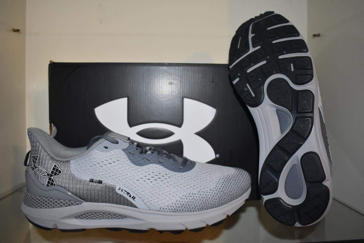 Under Armour U Sonic Men’s Trail Shoes 3027764 100 Gray NIB