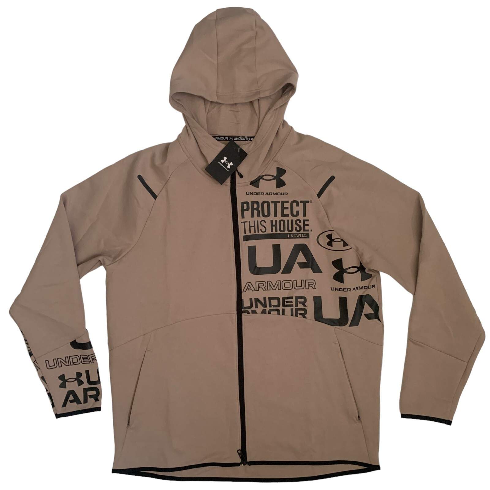 Under Armour Men’s Sz XL Unstoppable Full Zip Protect This House Sweatshirt New
