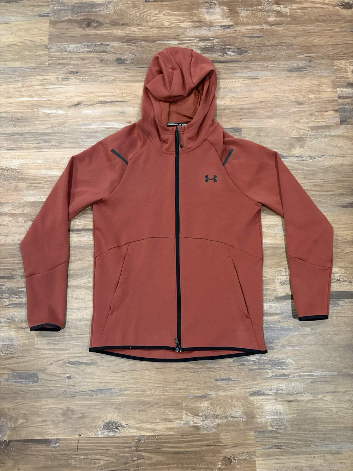 Men’s Red Under Armour Unstoppable Fleece Full-Zip Size Small NEW WITH TAGS