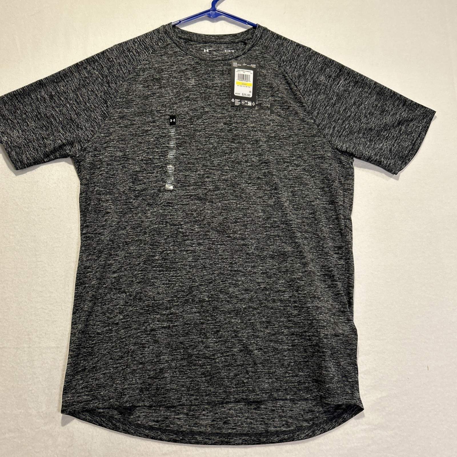 Under Armour Mens Athletic UA Tech 2.0 T-Shirt Short Sleeve 1326413-002  Medium