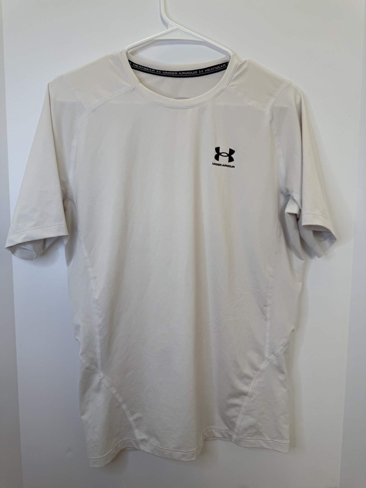 Under Armour Men’s Heat Gear Armour Compression T-Shirt Sz. XL White