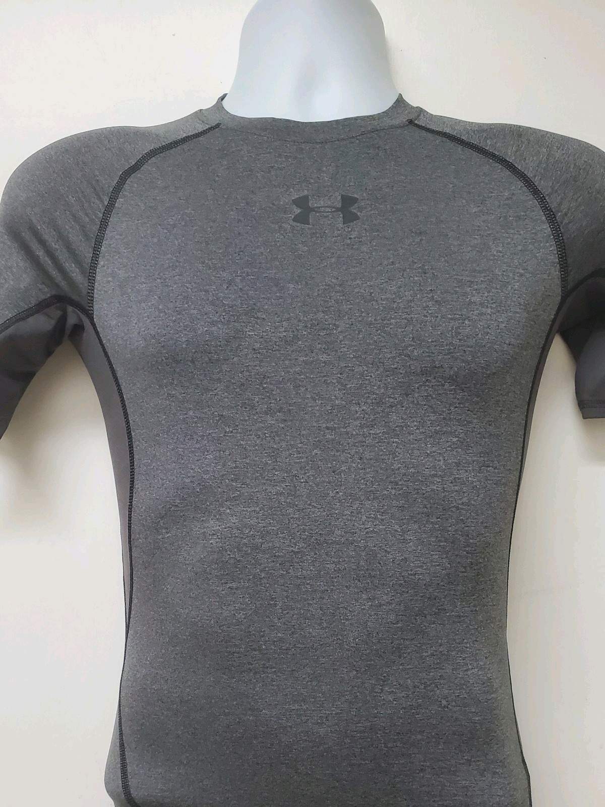 Under Armour Mens Compression Shirt Size Small Color Gray