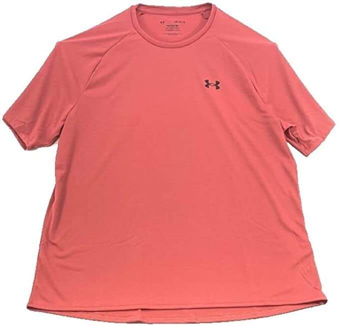 NWT Under Armour Men’s Tech 2.0 Short Sleeve T-Shirt Coral Size Large UA117