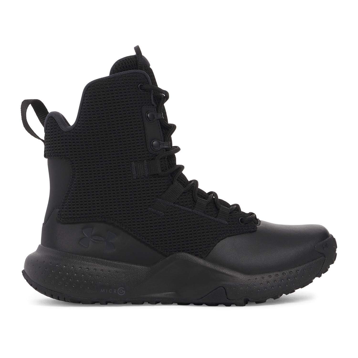 UNDER ARMOUR STELLAR 8” MEN’S BLACK TACTICAL BOOTS 3028312-001 [ ALL SIZES]