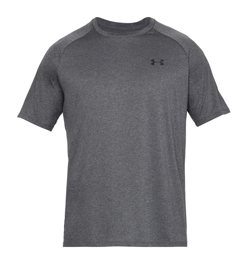 Under Armour Men’s Grey Heather UA Tech 2.0 Crew-Neck Short Sleeve T-Shirt