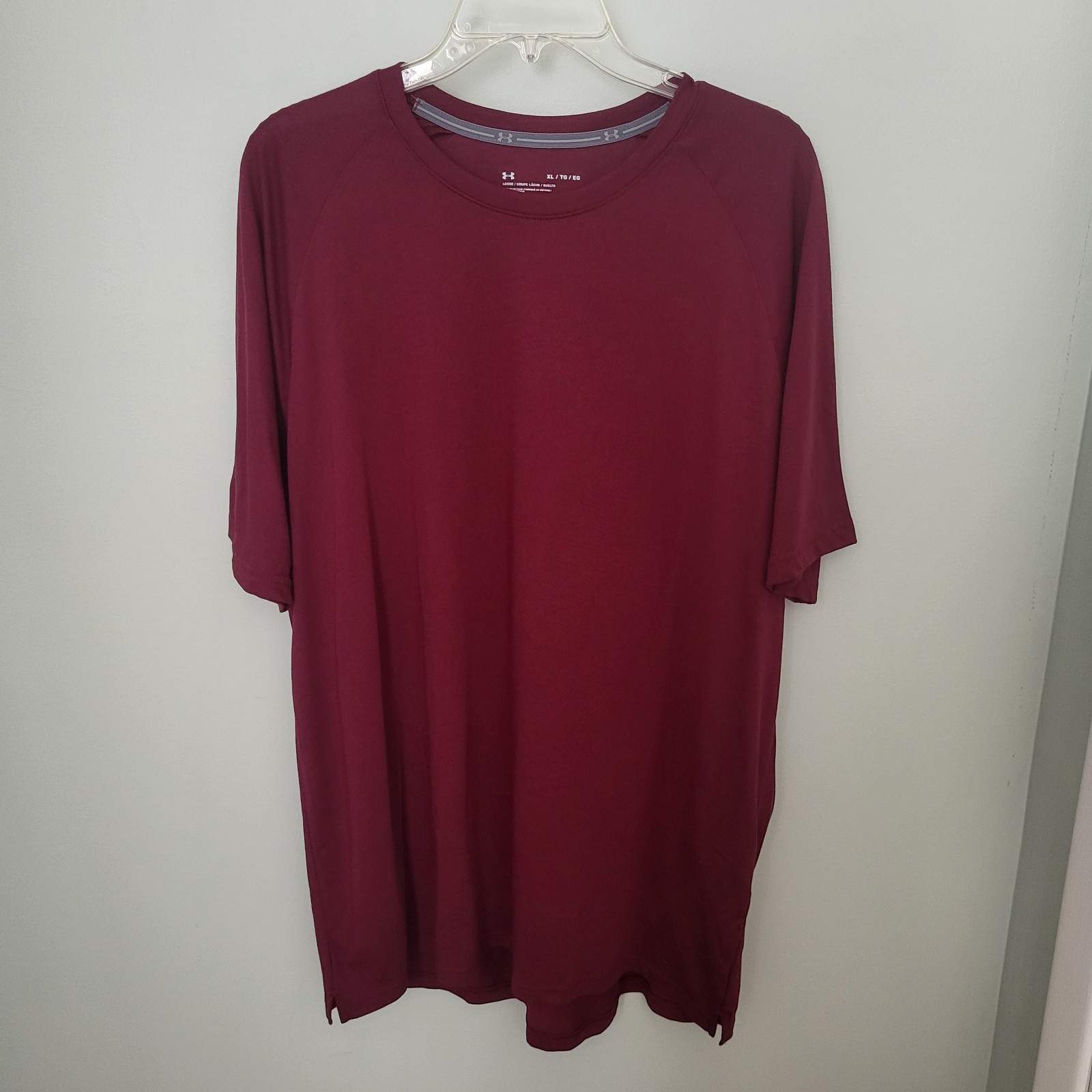 Under Armour Men’s UA Tech 2.0 short-sleeve t-shirt in maroon XL New Activewear