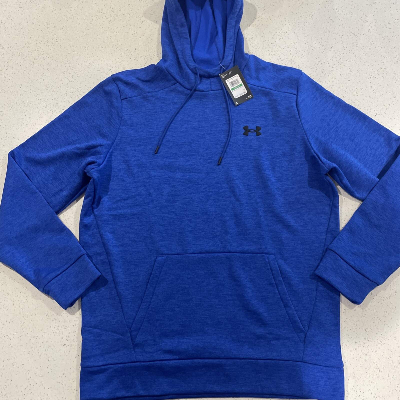 Under Armour Men’s Armour Fleece Twist Hoodie Hoody Sweatshirt UA 1373354 Blue L