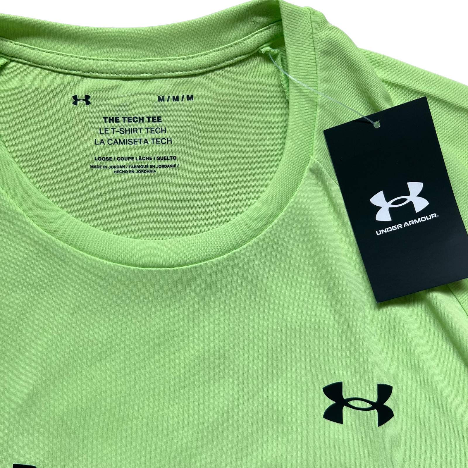 Under Armour Medium Men’s Athletic Training UA Tech 2.0 T-Shirt Morph Green