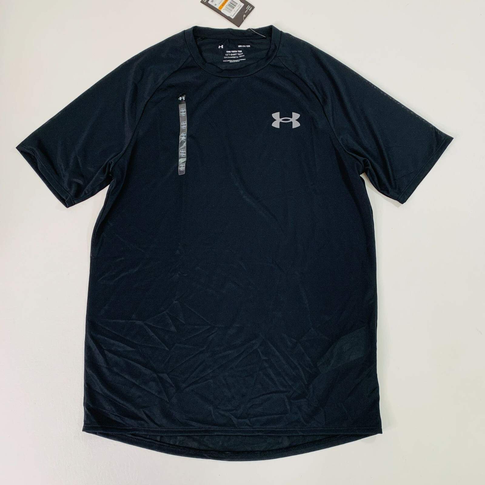Under Armour Men’s S Shirt Crew Neck Short Sleeve Tech 2.0 Tee Shirt Black S