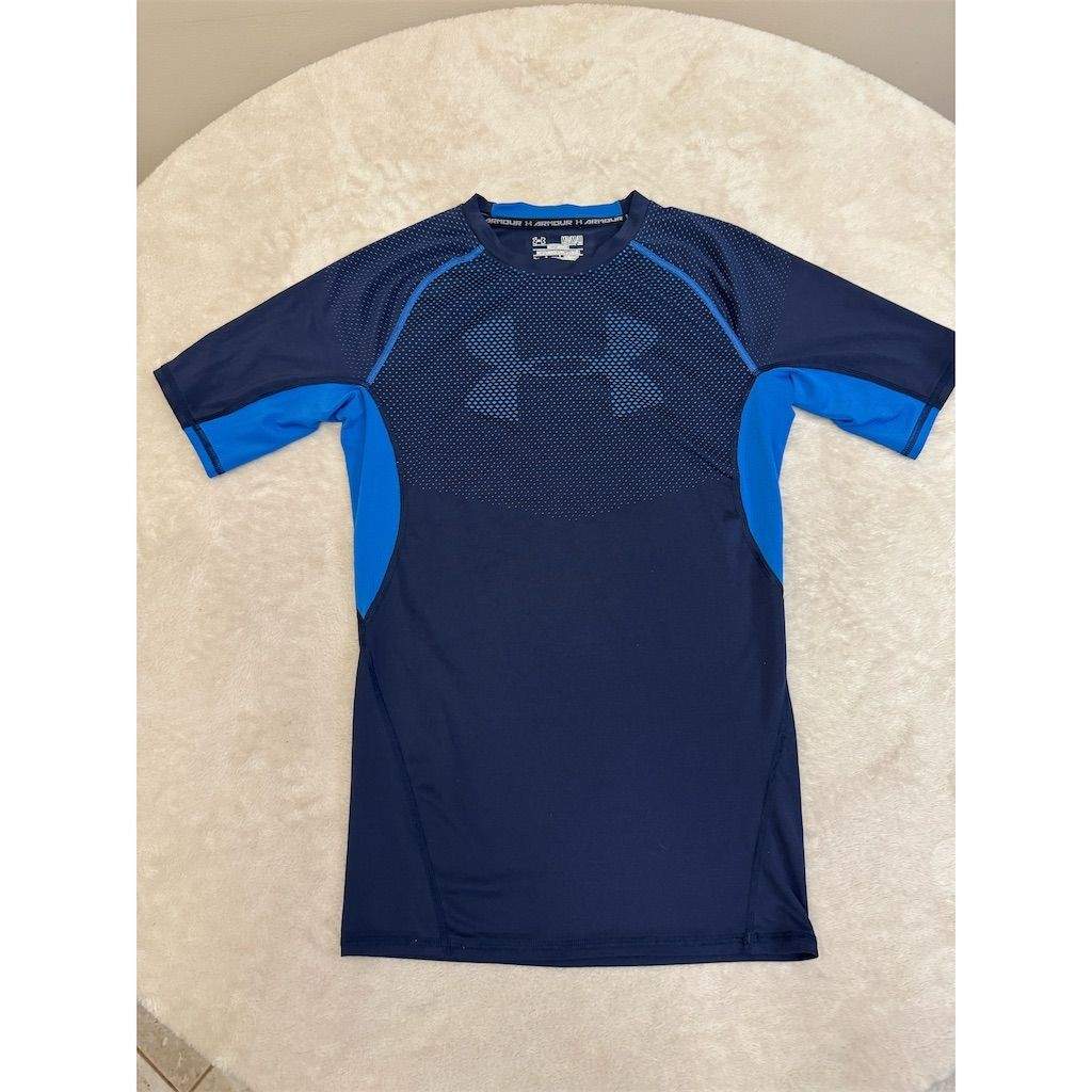 Under Armour Men’s M Navy Blue Compression T-Shirt Short Sleeve