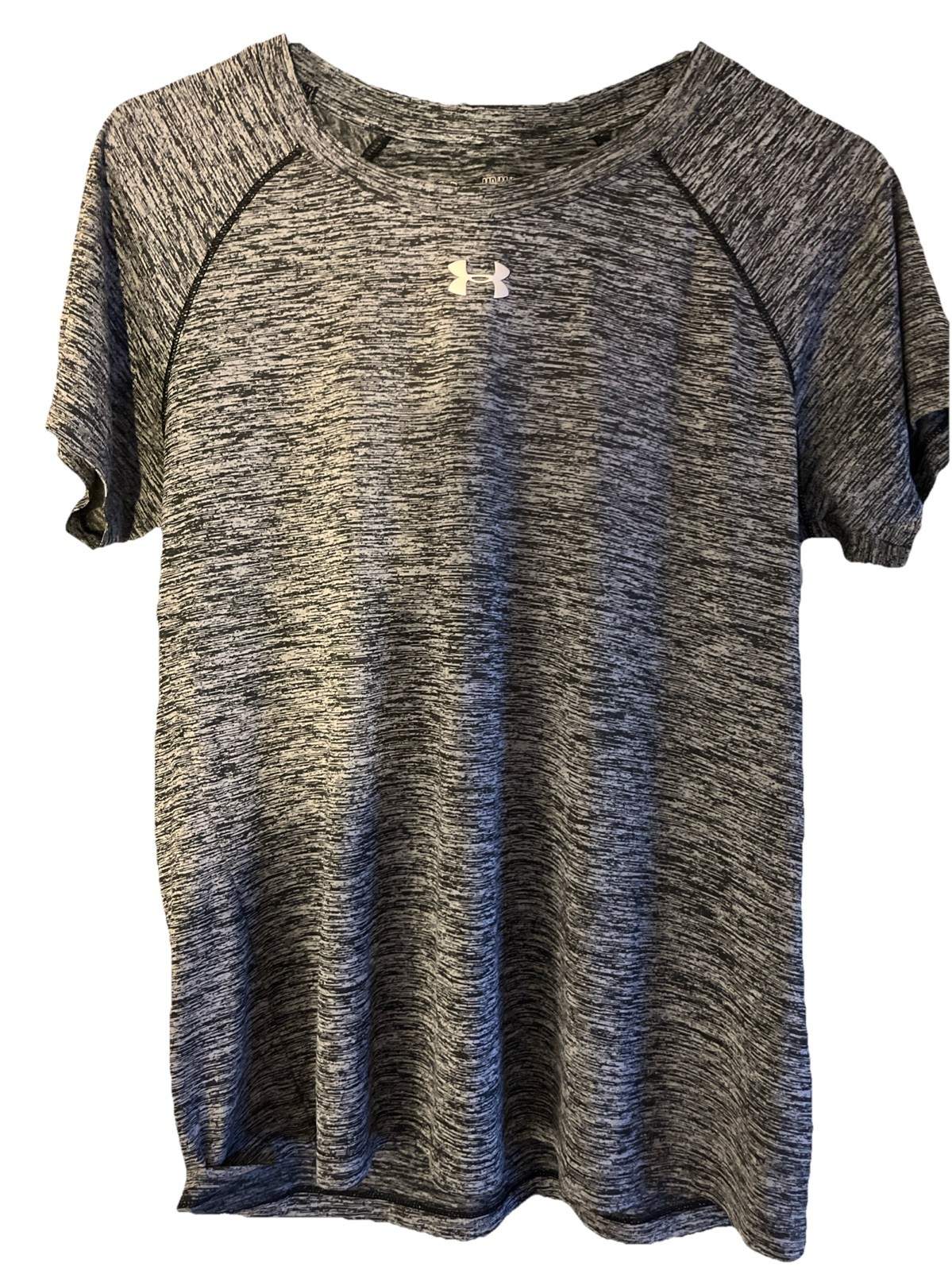 Under Amour Men’s Medium Gray Heat Gear Loose Compression Shirt Activewear