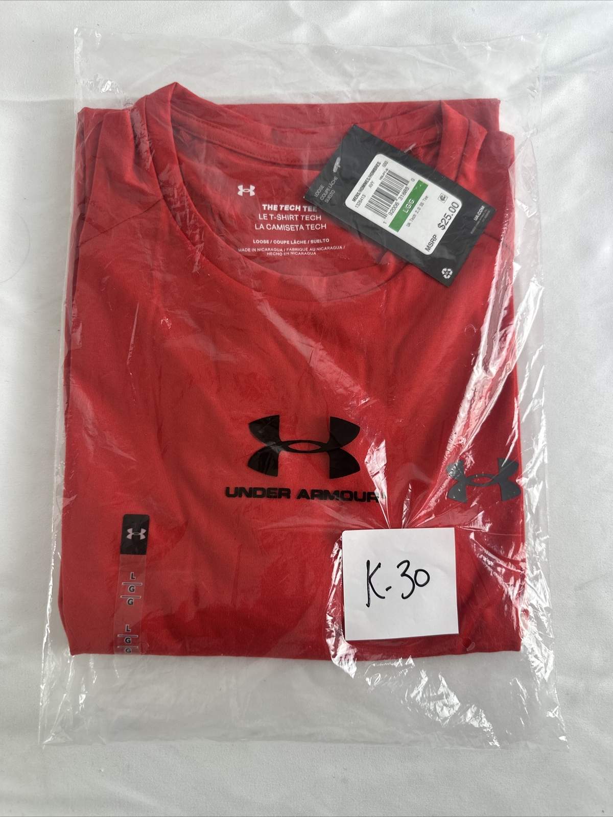Under Armour Men’s UA Tech 2.0 T-Shirt Athletic Training Tee 1326413 NWT Red