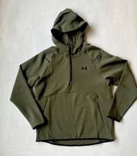 Under Armour Unstoppable Fleece Full Zip Hoodie Mens Small Green 1379811 390