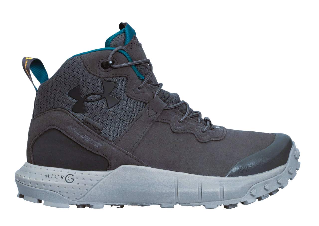 UNDER AMOUR MENS Micro G® Valsetz Trek 6″ Mid Leather Waterproof 3025577-100