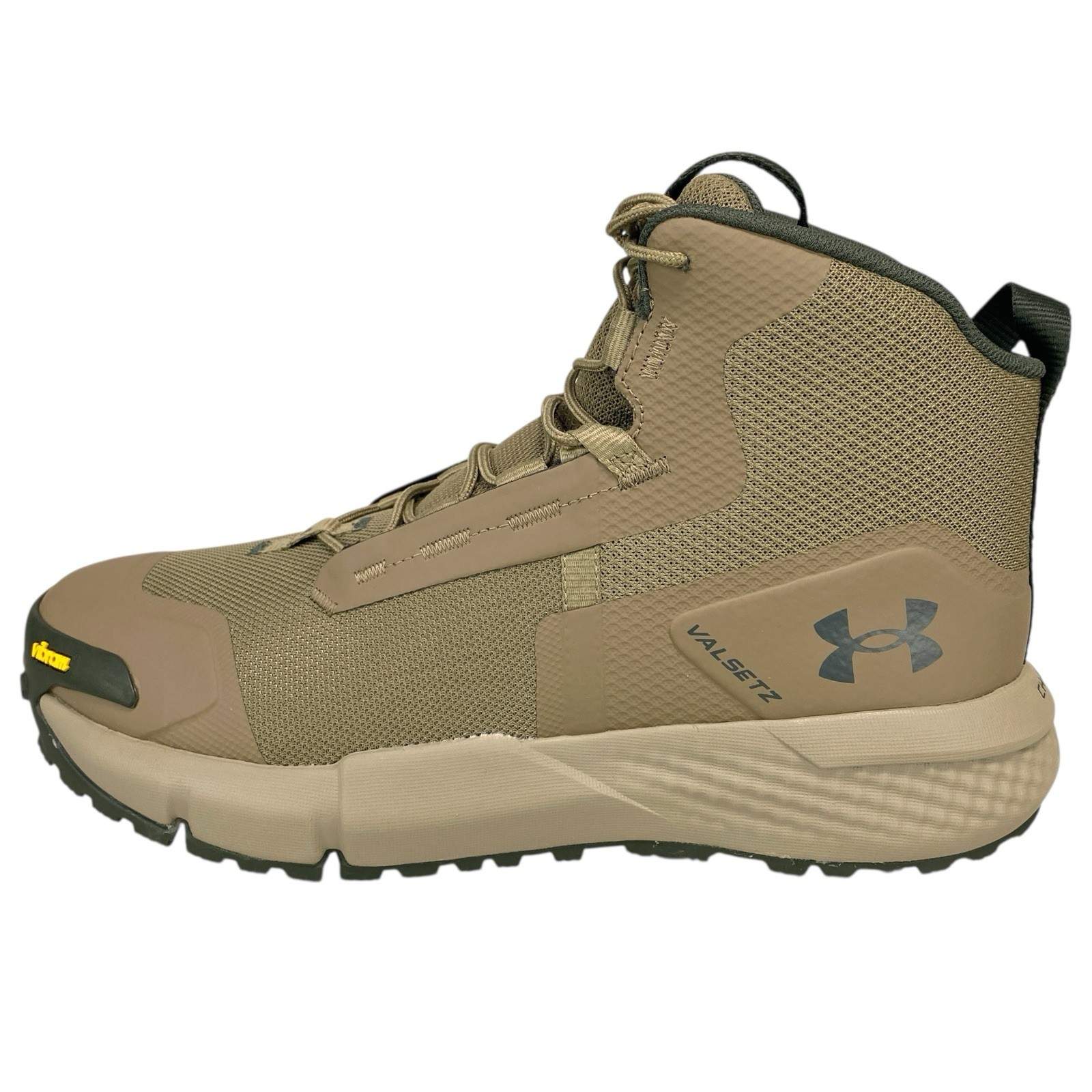 Under Armour Charged Valsetz Mid Tactical Boots Size 9.5 Brown/Green 3027382-251