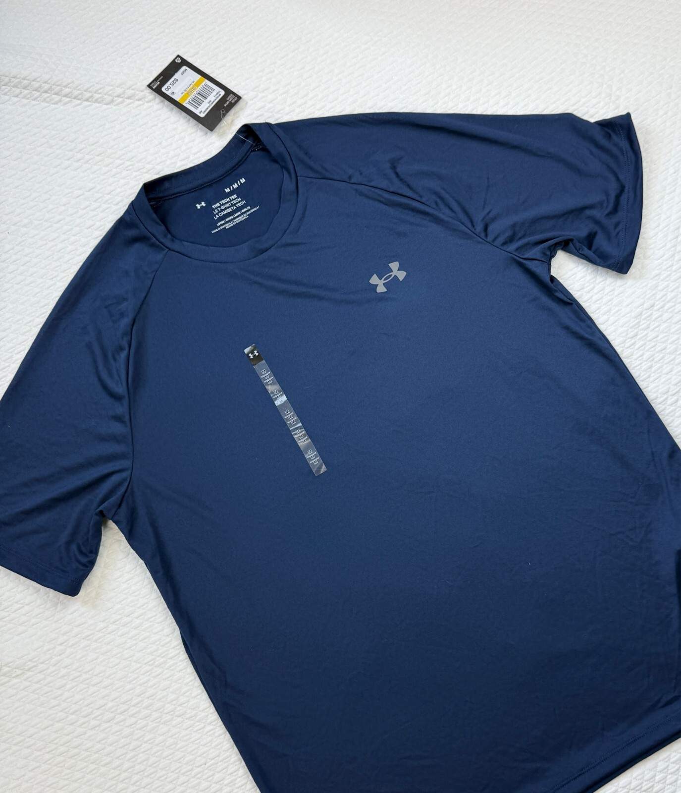 Under Armour UA Tech 2.0 Short Slv  T Shirt Top Mens Medium Blue Crew Neck NWT