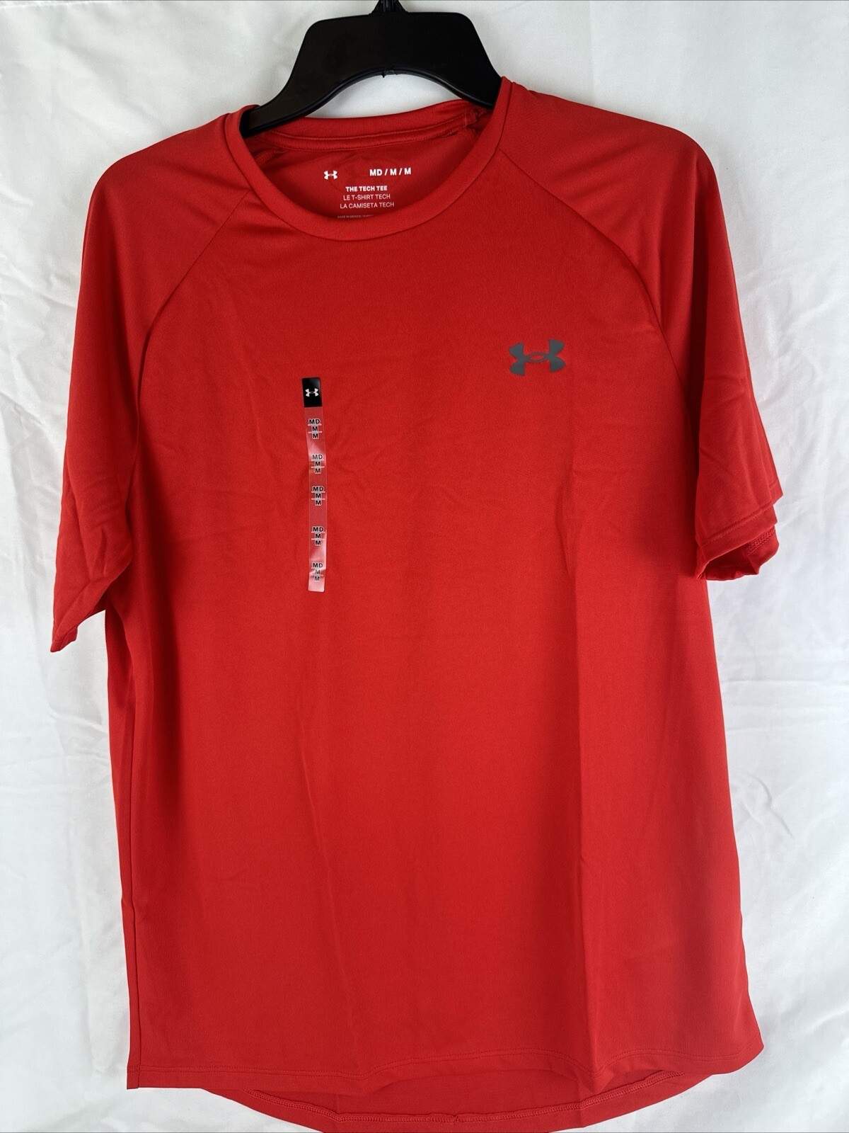 Under Armour Men’s UA Tech 2.0 T-Shirt Athletic Training Tee 1326413 NWT Red