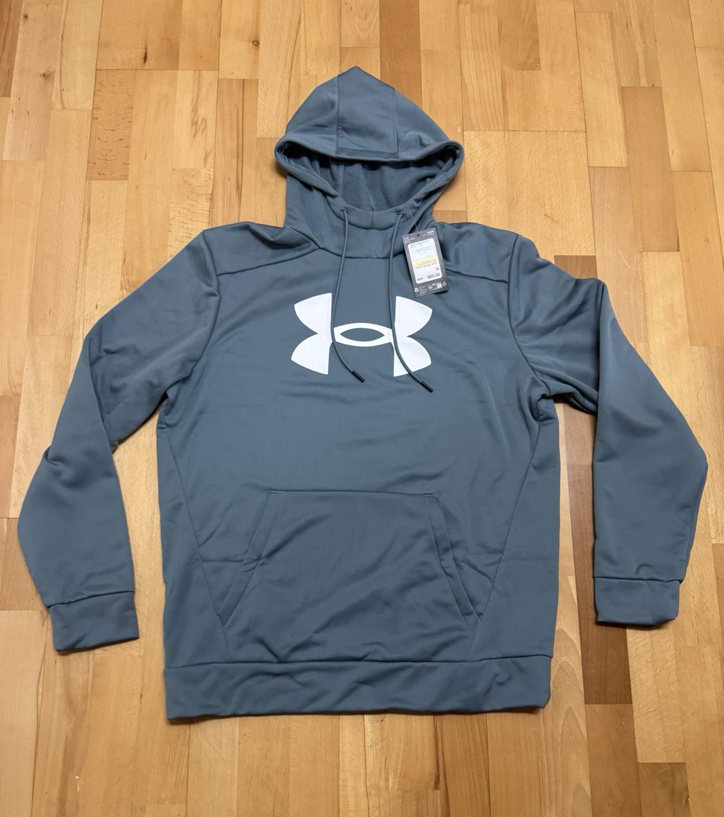 Under Armour Men’s UA Fleece Big Logo HD Hoodie Sweatshirt Green Size M new
