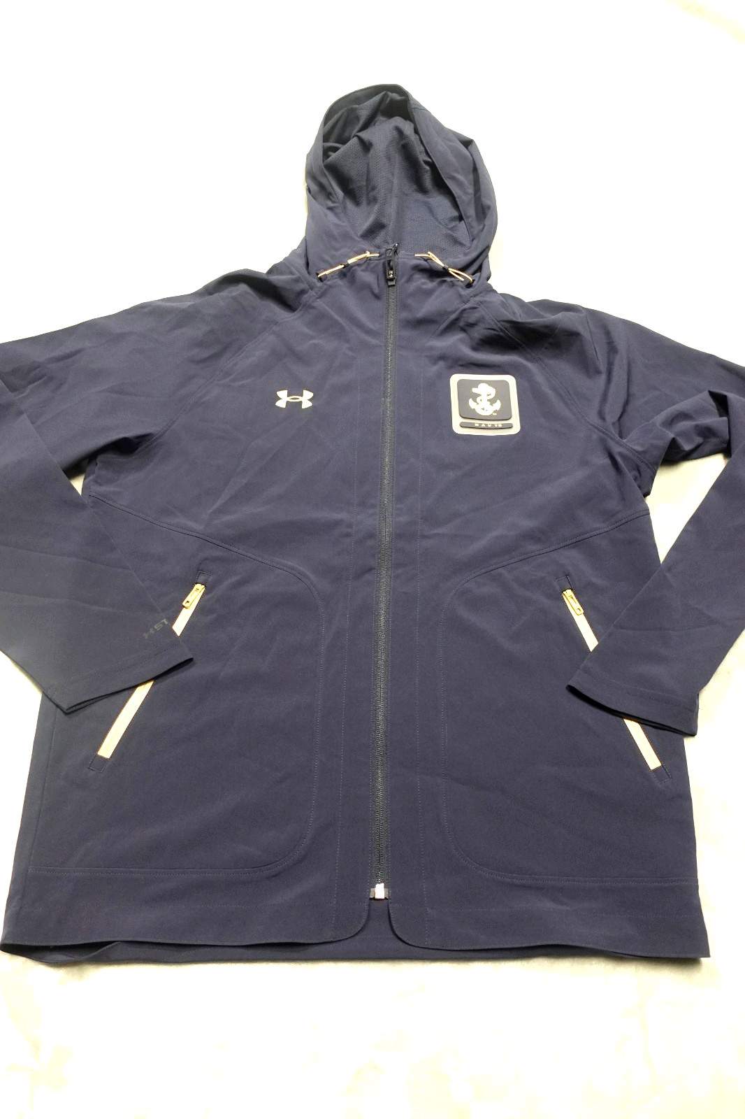 Under Armour Men’s Medium Unstoppable Navy Collegiate Full Zip Jacket NWT