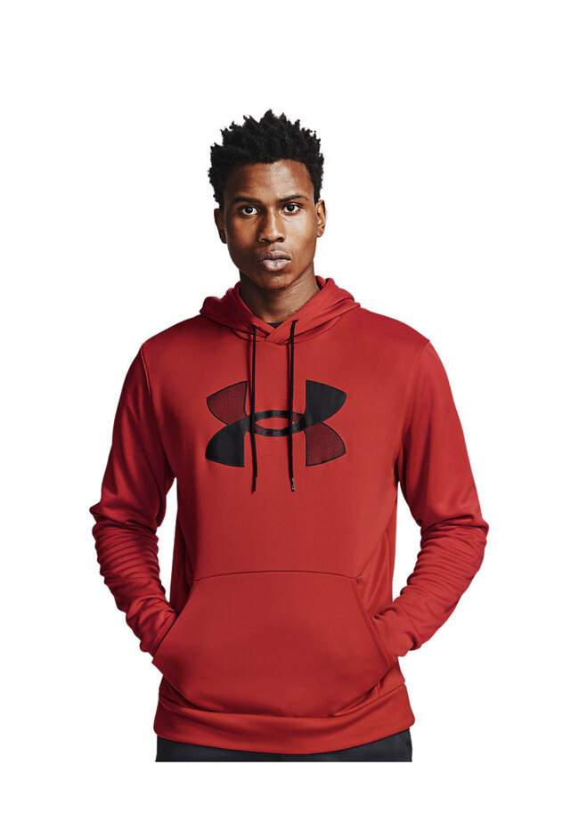 Under Armour Armour Fleece Big Logo Hoodie Hooded Sweatshirt New In Bag $55