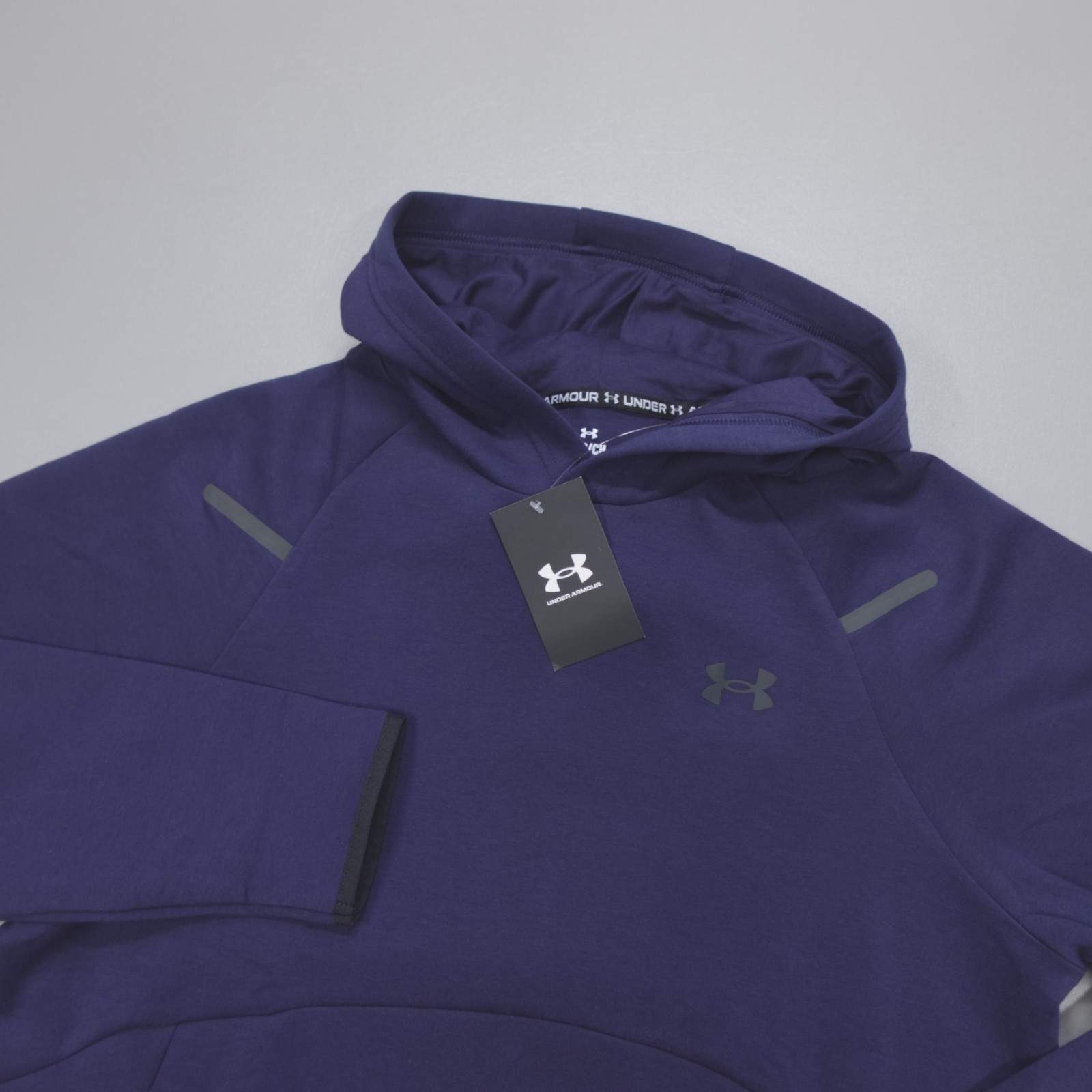 Under Armour Fleece Hoodie Unstoppable Pullover Navy 1383042-410 Size S $100