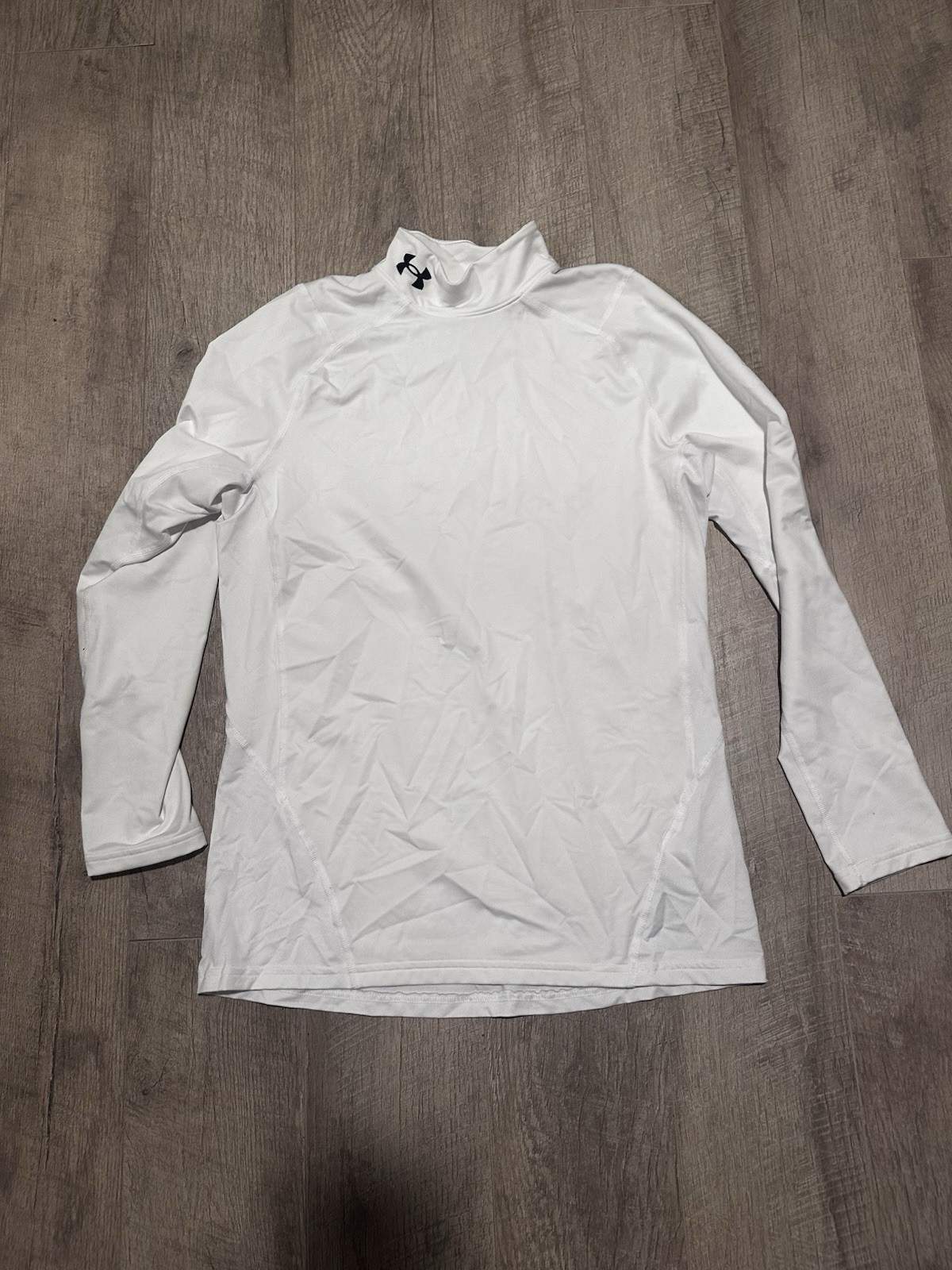 Under Armour Cold Gear Compression Shirt White Large