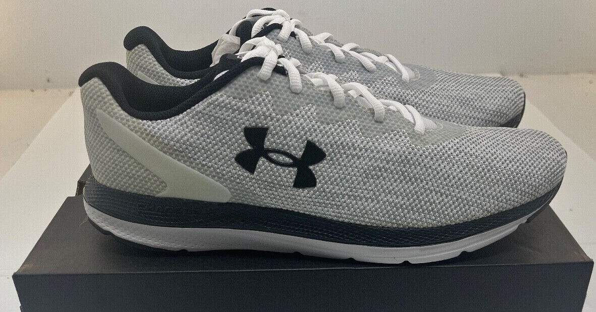 UNDER ARMOUR Charged Impulse 2 Knit Mens Running 3024875-100 WHT NWD Free Ship