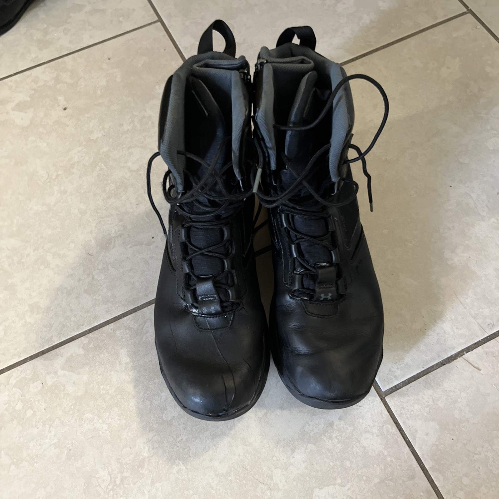 Under Armour 3025579 Men’s UA Stellar G2 Protect Black Tactical Boots Shoes