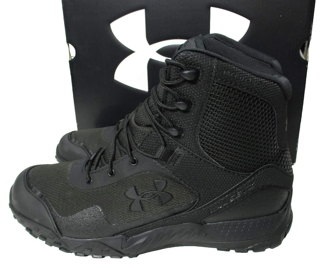 Under Armour Valsetz RTS 1.5 Military Black Lace Up Tactical Boots Mens Sz 10.5