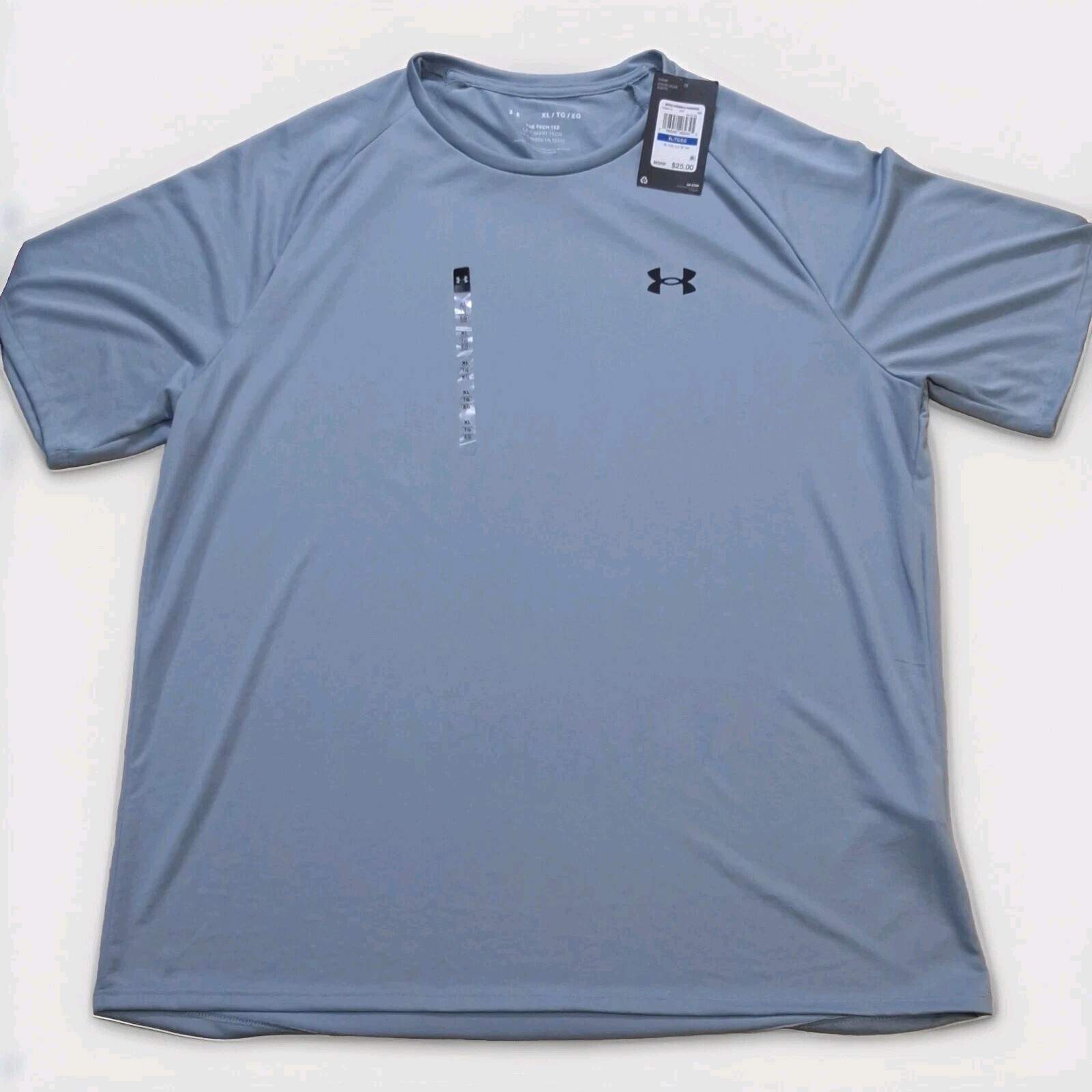 Under Armour UA Tech 2.0 Short-Sleeve T-Shirt for MEN-XL- ‘GRAY BLUE’