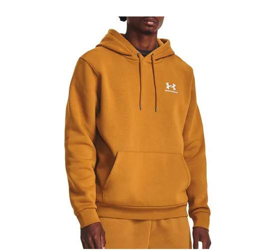 Under Armour Men’s Essential Fleece Hoodie, Golden, S