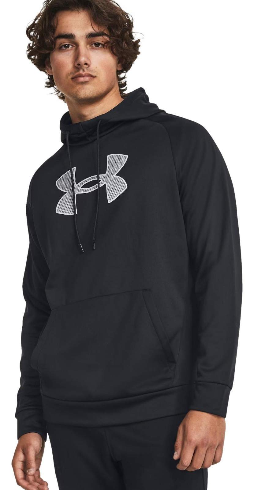 Under Armour Men’s Armour Fleece Big Logo Hoodie (Black) 1379854-001