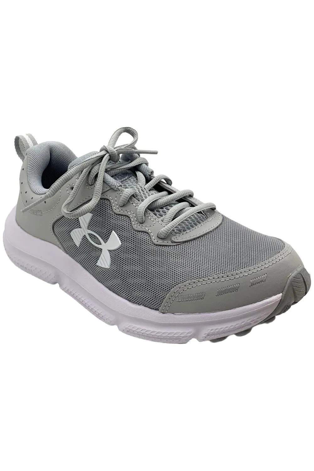 Under Armour Men’s Charged Assert 10 Running Sneaker Gray/White