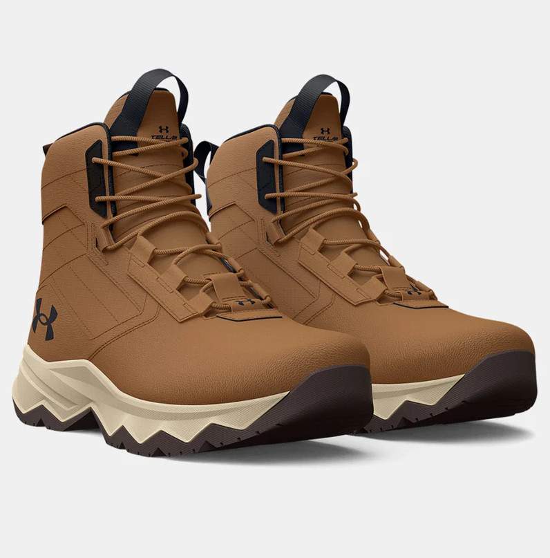 NIB MEN’S UNDER ARMOUR 3025578 200 UA STELLAR G2 6 TACTICAL UTILITY BROWN BOOT