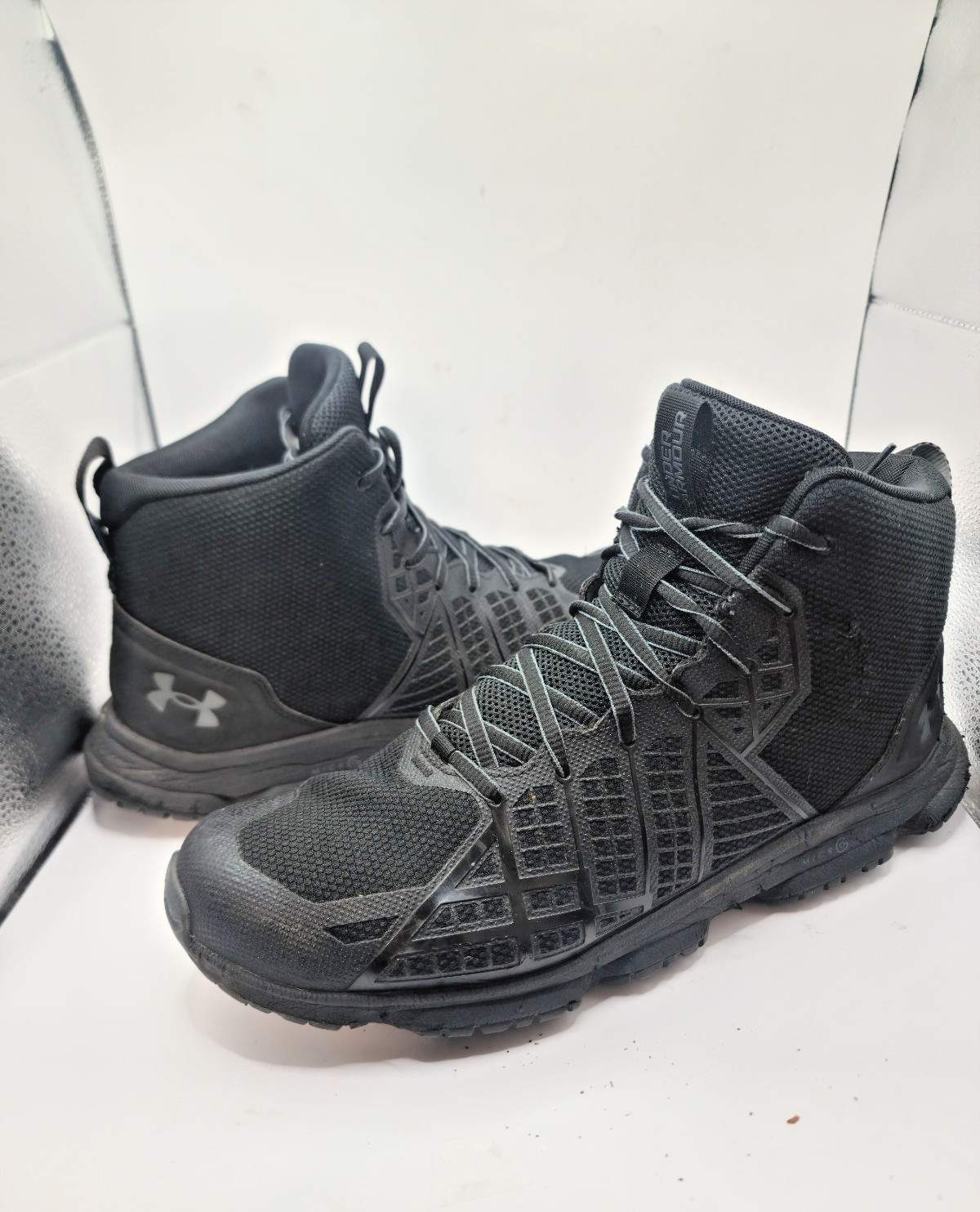 Under Armour Micro G Strikefast Mid Tactical Boots Men 11.5 Black 3025575-001