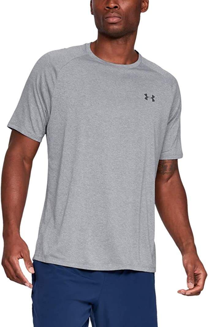 Under Armour Men’s UA Tech 2.0 Short Sleeve Shirt Heather Gray Size Small UA244