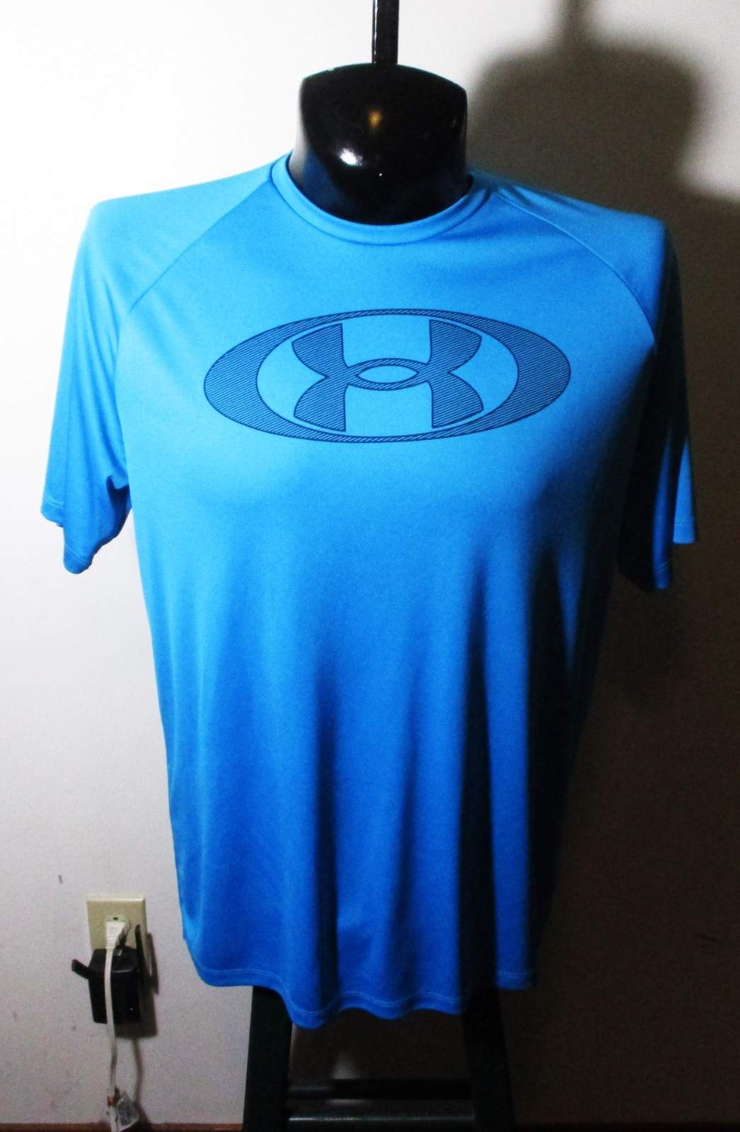 UNDER ARMOUR Blue Short Sleeve Compression T-Shirt Men’s Size L NWOT