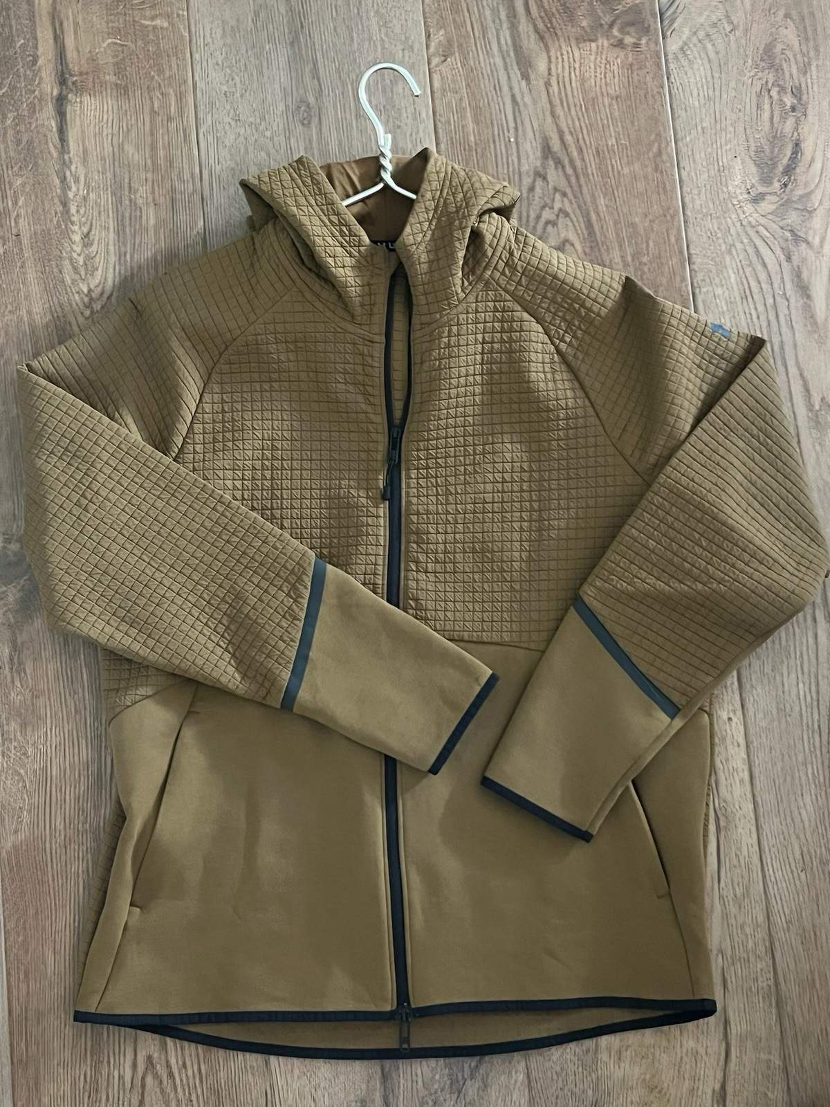 NWT! Mens Under Armour Unstoppable Fleece Grid Full-Zip Hoodie Black Medium $120