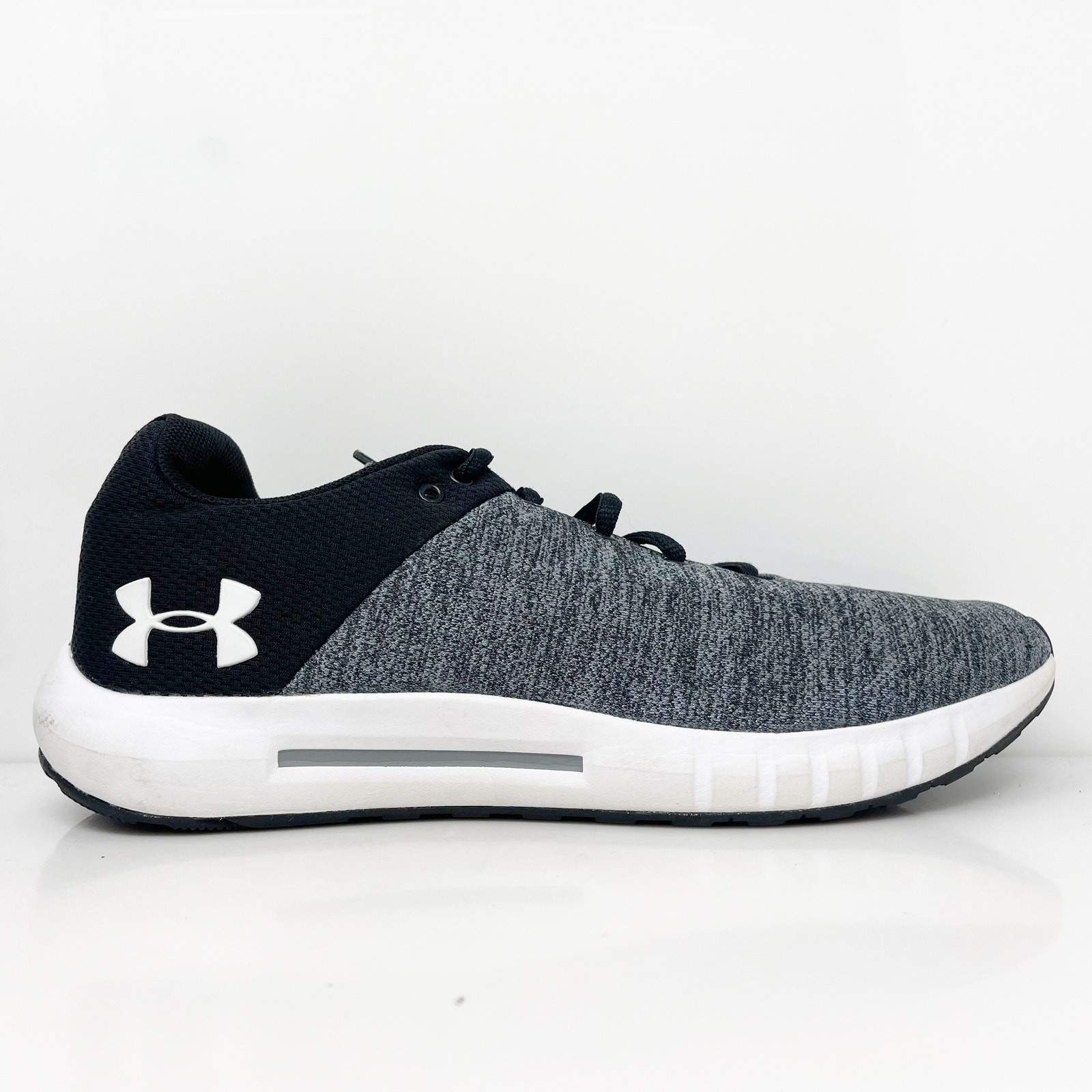 Under Armour Mens Micro G Pursuit 3021869-001 Gray Running Shoes Sneakers Size 8