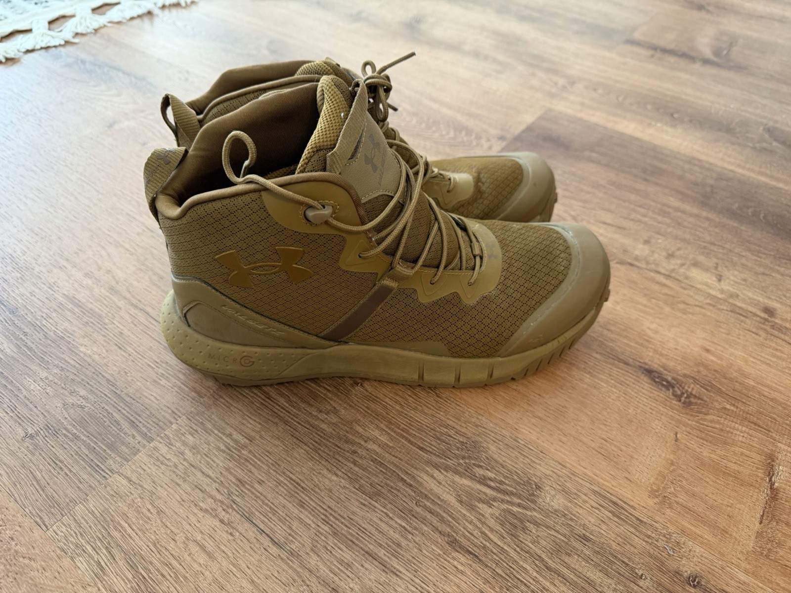 Men’s Under Armour Micro G® Valsetz Mid Tactical Boots Brown UA 3023741-200