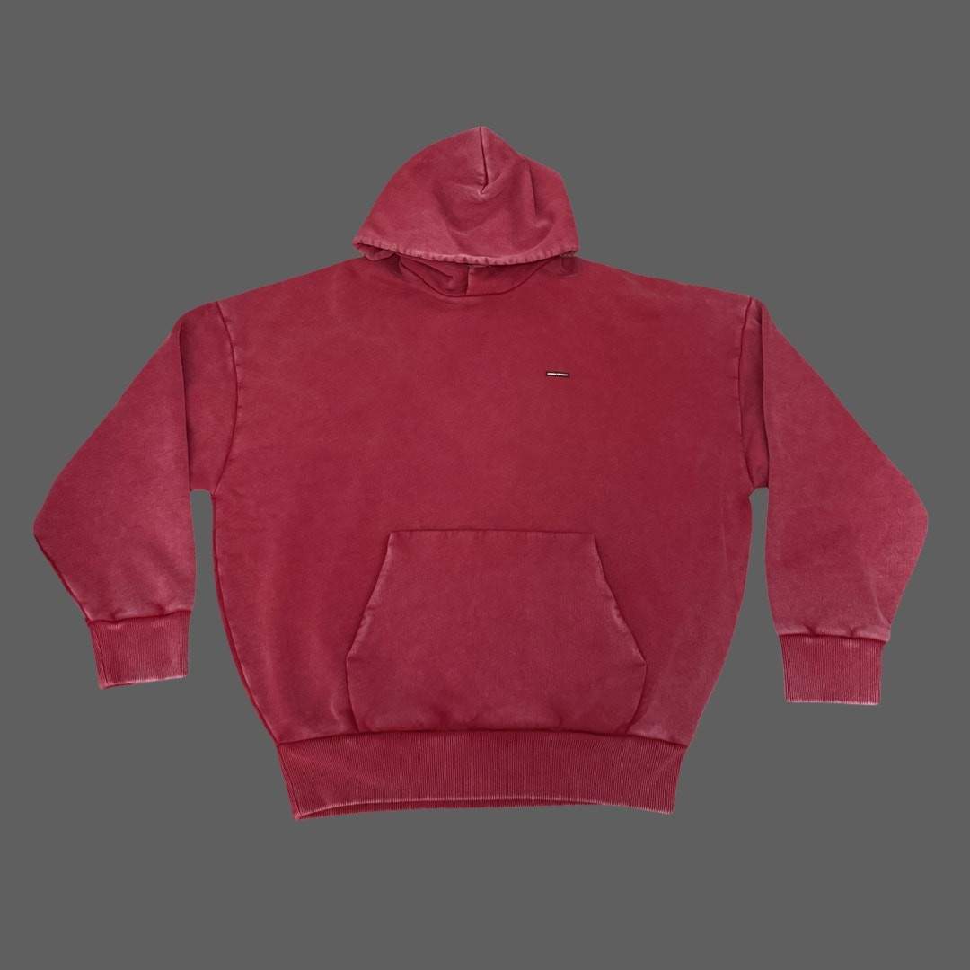 Under Armour Icon Heavyweight Fleece Wash Men’s Oversized Hoodie M NWT Cardinal